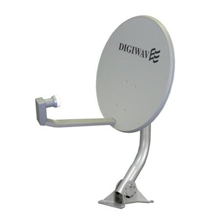 Homevision Technology Homevision Technology DWD60T 24 Inch - 60cm Galvanized Steel Offset Around Dish in Bulk - Taiwan DigiMonster No LNB DWD60T